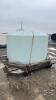1500 GALLON POLY WATER TANK ON SKID