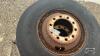 (2) USED 11R22.5 TIRES ON STEEL RIMS - 6
