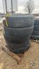 (5) USED 11R 22.5 TIRES
