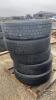 (5) USED 11R 22.5 TIRES - 2