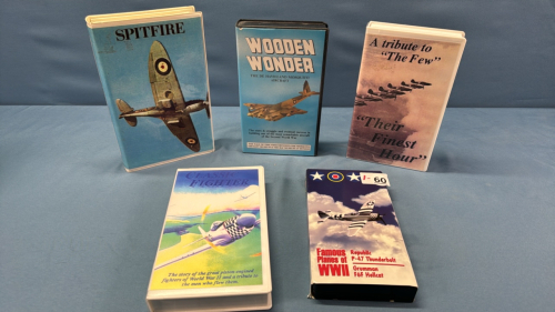 5 Air Force VHS Tapes