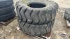 PAIR OF USED PRIMEX 17.5-25 TIRES - 6