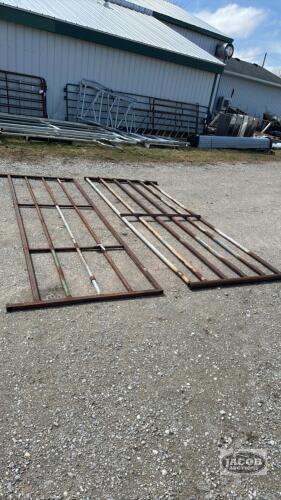 (2) STEEL GATES