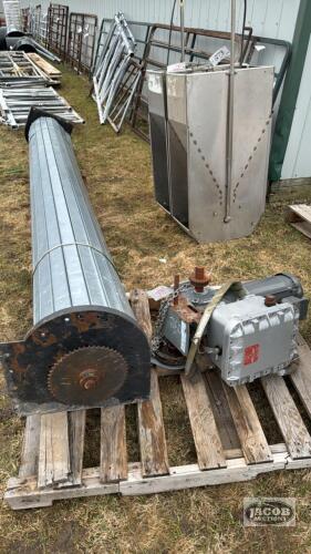 12FT WIDE OVERHEAD METAL ROLL UP DOOR
