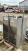 2-CRYSTAL SPRINGS WET DRY STAIN. STEEL DBL FEEDERS - 4