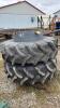 PAIR OF PETLAS 420-85R30 DUALS WITH HARDWARE - 2