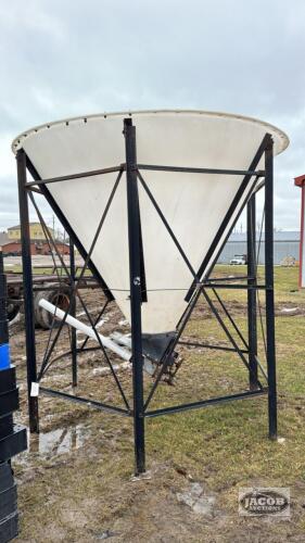 POLY BIN CONE ON STAND