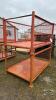 (2) STEEL STACKING CRATES - 2