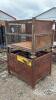 (2) STACKING STEEL BINS - 3