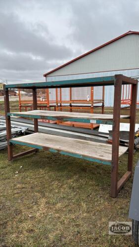 HEAVY DUTY SHELF WITH 3 SHELVES