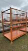 (2) STEEL STACKING CRATES