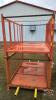 (2) STEEL STACKING CRATES - 2