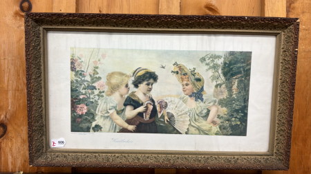 Heartbroken Victorian Framed Print -Slight Damage to Frame