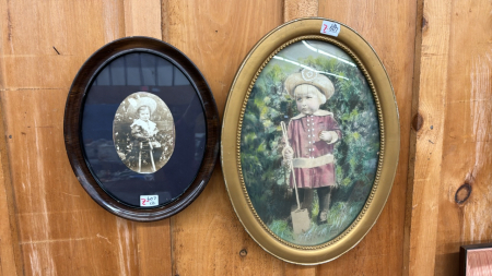 2 Oval Framed Victorian Prints