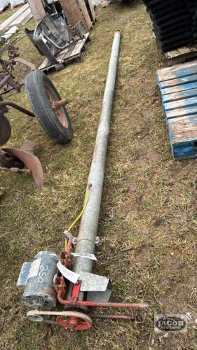 16FT X 4IN AUGER WITH 1HP 120V MOTOR