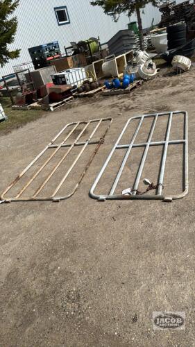 (2) STEEL GATES