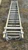 FEATHERLITE 375 FIBREGLASS 24FT EXTENSION LADDER - 3