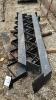 (4) STEEL STAIR TREAD RISERS - 2