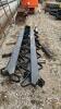 (4) STEEL STAIR TREAD RISERS - 4