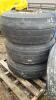 (4) TIRES ON 8 BOLT RIMS - DIFFERENT SIZED TIRES - 2