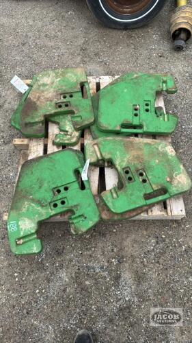 (8) SUITCASE STYLE TRACTOR WEIGHTS