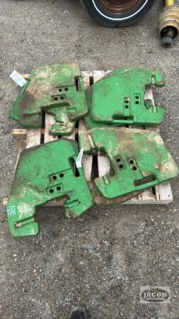 (8) SUITCASE STYLE TRACTOR WEIGHTS