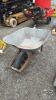 ALUMINUM WHEEL BARROW WITH REPAIRS