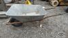 ALUMINUM WHEEL BARROW WITH REPAIRS - 2