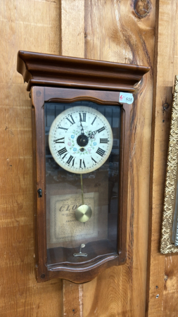 New England 8 Day Spring Wound Clock -Works