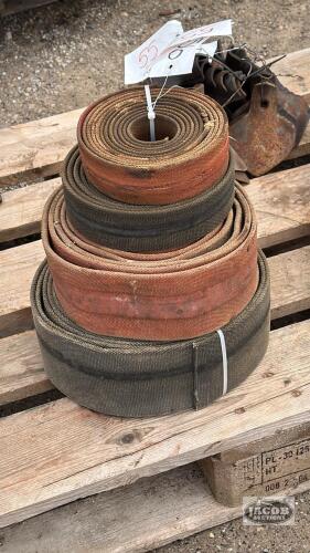 (4) FLAT BELTS