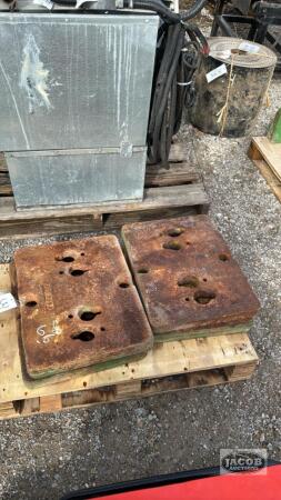 (4) FRONT END TRACTOR WEIGHTS