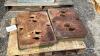 (4) FRONT END TRACTOR WEIGHTS - 2
