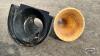 (2) FIBREGLASS & POLY SILO FUNNELS - 2