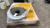 APPROX.112FTX7IN GRAIN LEG BELT W/223 PLASTIC CUPS - 2