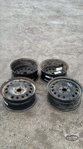 (4) STEEL RIMS