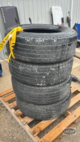 (4) GOODYEAR WRANGLER P265/65R18 TIRES