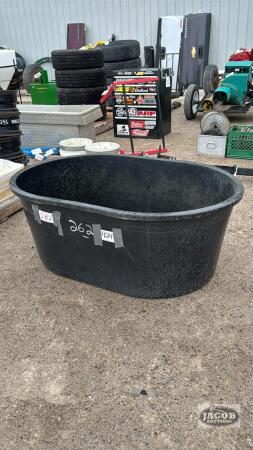 110GAL POLY WATER TROUGH