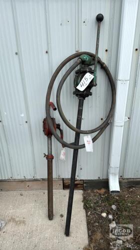 (2) BARREL PUMPS