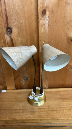 1960s Double Desk Lamp