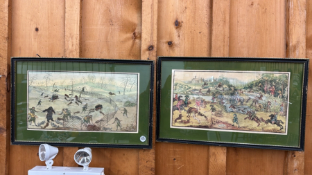 2 English Hunting Prints