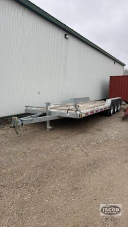 8.5FT X 24FT TRIAXLE GALVANIZED FLATDECK TRAILER