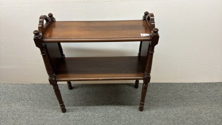 Walnut 2 Shelf Stand