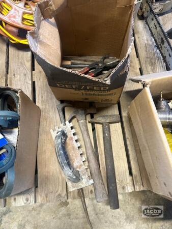Box of misc tools