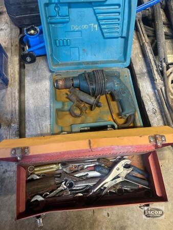 Tool box tools drill