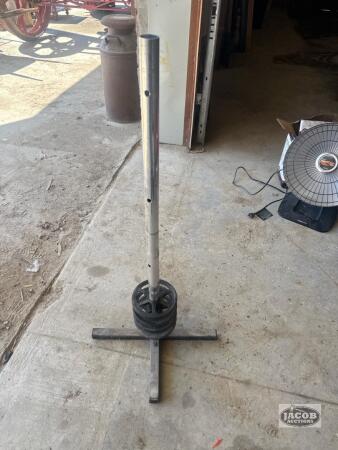 Spare tire rack