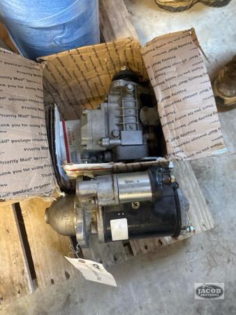 Injector pump and starter