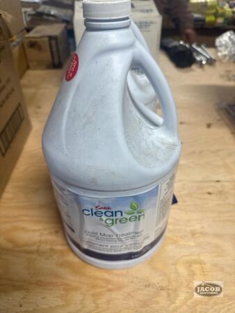 Two jugs of dustmop treatment