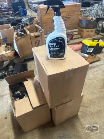 3 boxes of hard surface cleaner