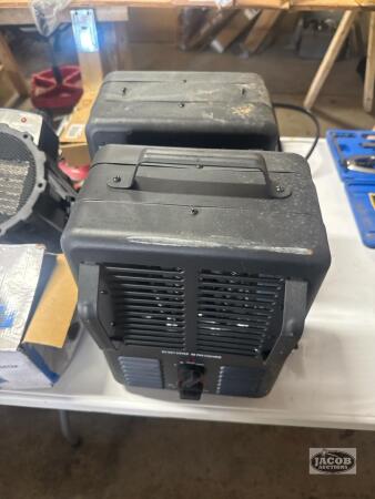 Two electric heaters