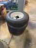 4 tires 4.80/4.00-8 tires on rims